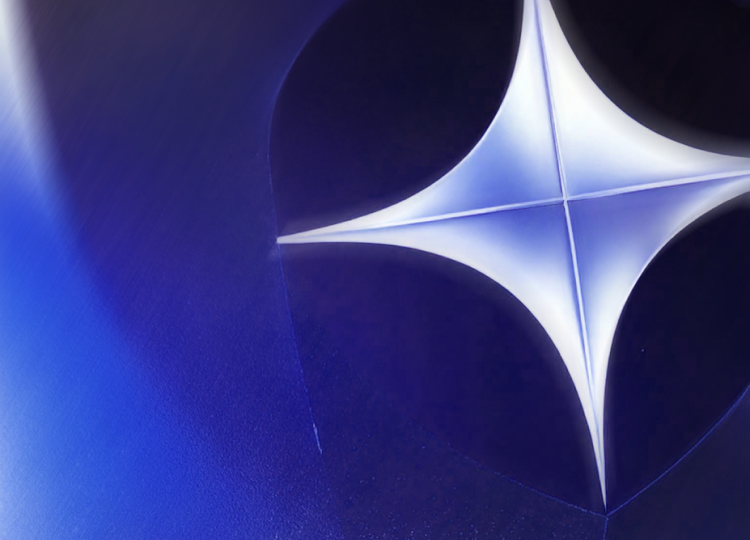 ```json
{
"alt": "Abstract image with a white four-pointed star shape on a gradient blue background.",
"caption": "A captivating abstract art piece featuring a luminous star shape casting light on a deep blue canvas. A visual journey into the heart of geometric aesthetics.",
"description": "This abstract image showcases a striking white four-pointed star set against a rich gradient blue background. The star shape radiates light towards the edges, creating an intriguing contrast and depth. Perfect for discussions on modern design and abstract art, this image embodies simplicity and elegance, making it ideal for artistic content or digital backgrounds."
}
```
