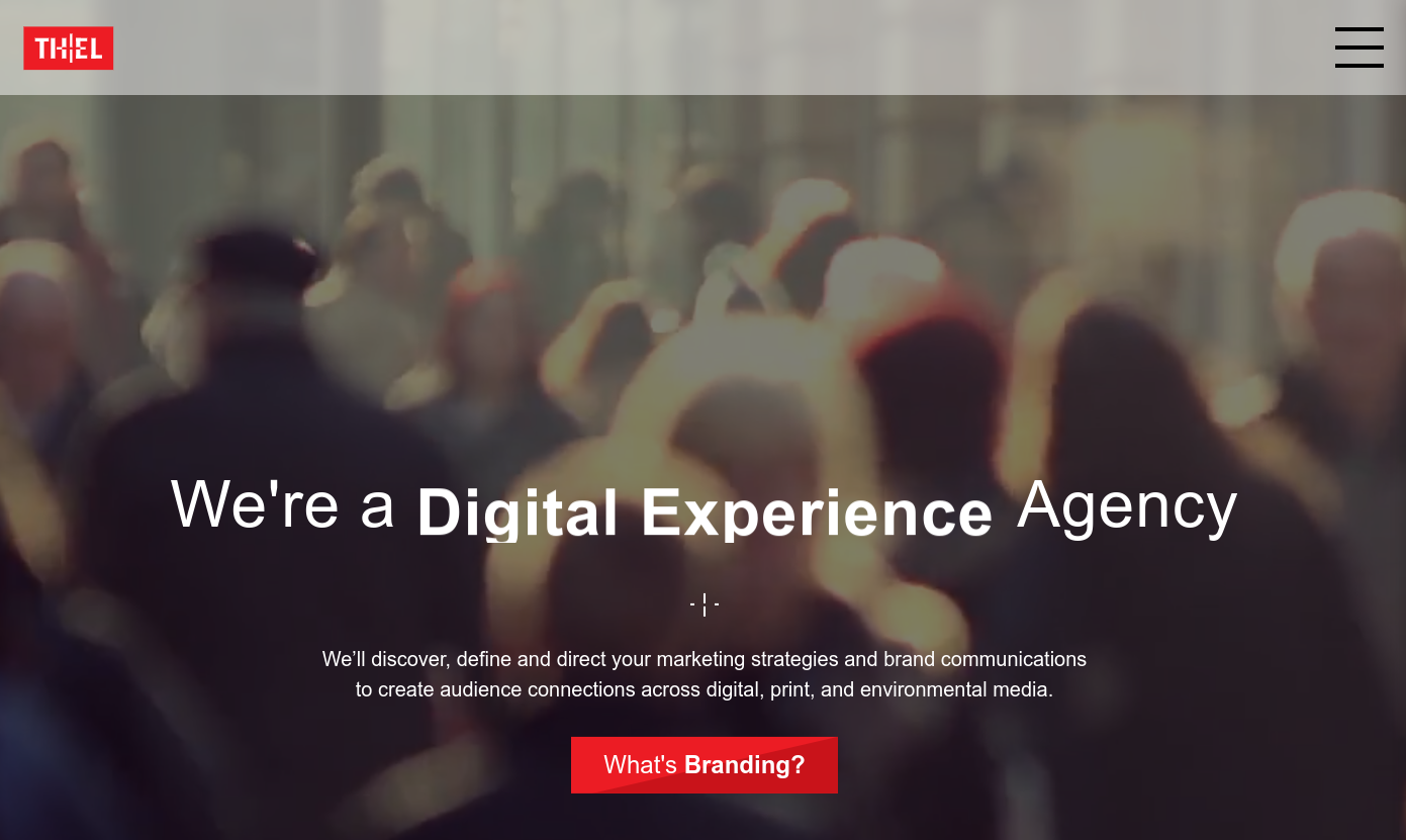 ```json
{
"alt": "Blurry crowd with text overlay saying 'We're a Digital Experience Agency' and 'What's Branding?' button.",
"caption": "Explore the vast potential of brand communications with our Digital Experience Agency. Let's redefine your brand's presence together.",
"description": "The image shows a blurred background of a crowd with a text overlay stating, 'We're a Digital Experience Agency.' Below the main text, there's a call to action button labeled 'What's Branding?' The image suggests engagement and movement, highlighting the agency's focus on creating dynamic audience connections through digital, print, and environmental media."
}
```