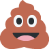 ```json
{
  "alt": "Smiling poop emoji with large eyes.",
  "caption": "This cheerful poop emoji brings a playful touch to any conversation with its wide-eyed grin and light-hearted appeal.",
  "description": "The image features a smiling poop emoji characterized by its brown color, prominent eyes, and broad cheerful smile. Often used in digital communication to convey humor or sarcasm, this emoji is part of the vast repertoire of expressive symbols available on various messaging platforms."
}
```