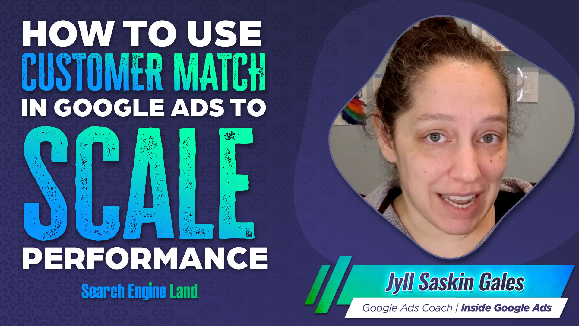 ```json
{
  "alt": "Text and portrait related to using Customer Match in Google Ads for scaling performance.",
  "caption": "Unlock Google Ads potential with Customer Match to scale your performance. Dive in with expert insights.",
  "description": "Image featuring text about using Customer Match in Google Ads to scale performance with a portrait on the right. The design highlights the title, 'How to Use Customer Match in Google Ads to Scale Performance.' Keywords: Google Ads, Customer Match, marketing, scaling, performance, expertise."
}
```