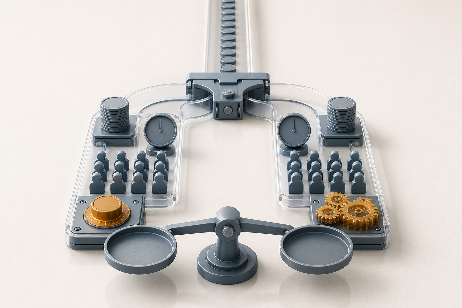 Two evenly split experiment lanes keep budgets, timing, and audiences identical while changing only one bidding control.