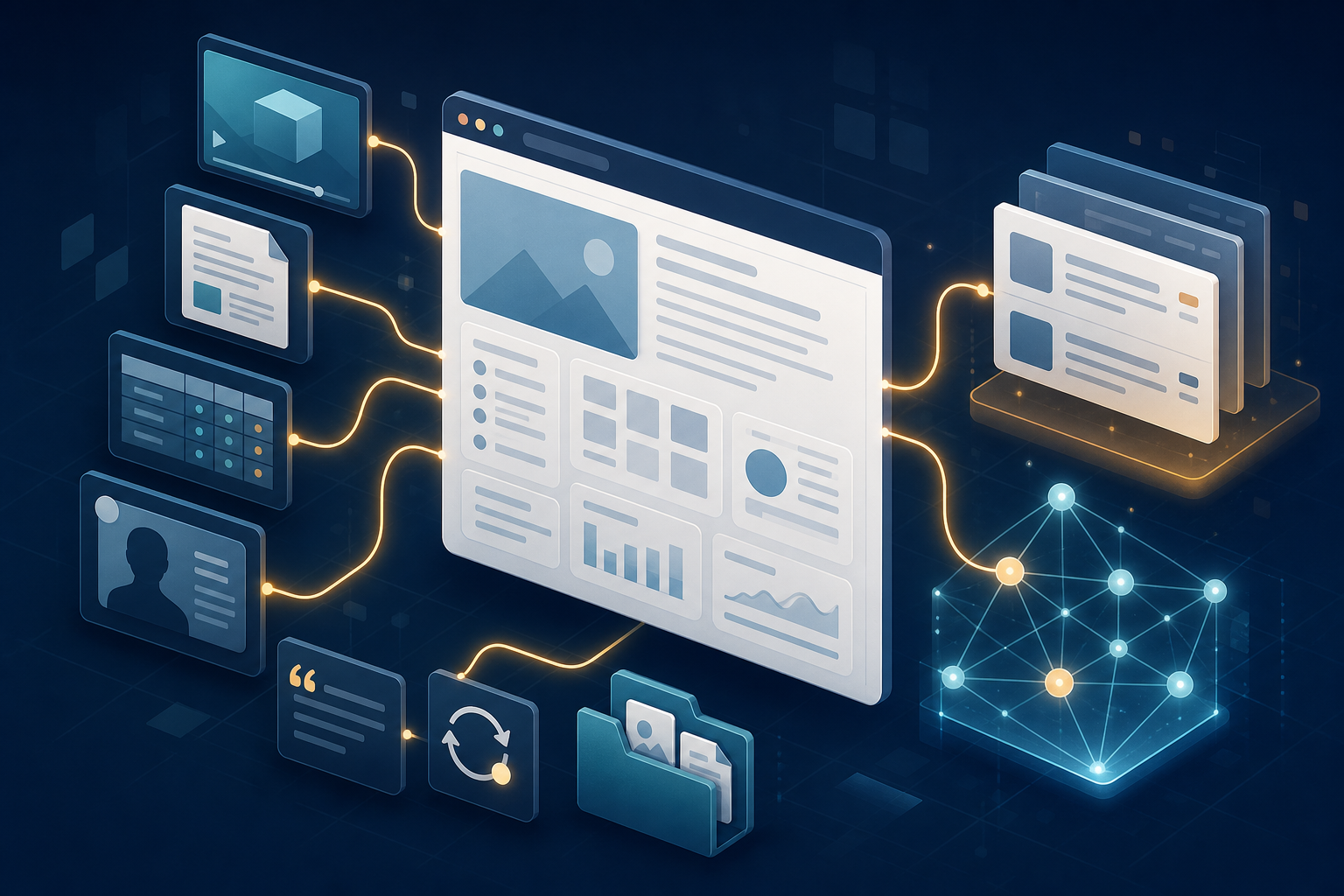 An abstract web page organizes demonstrations, sources, comparisons, and expert evidence for use by search and AI systems.