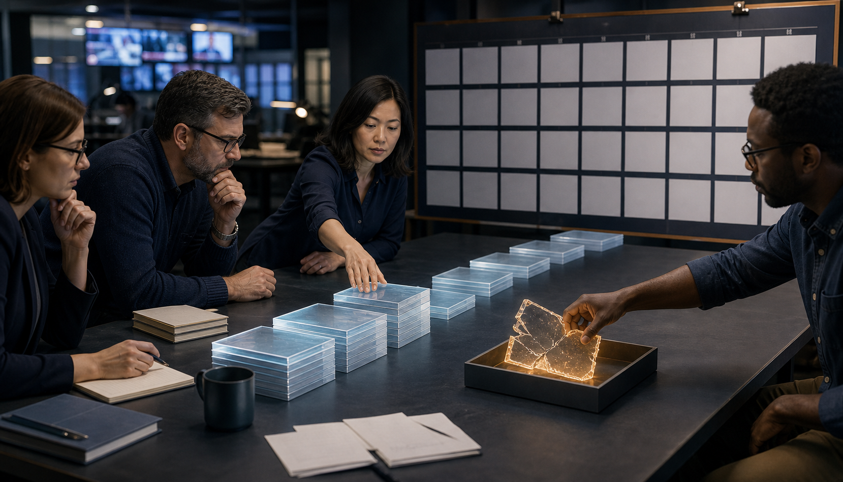 Editors separate a fragmented analytics tile from stable data tiles before using the reliable set for newsroom planning.