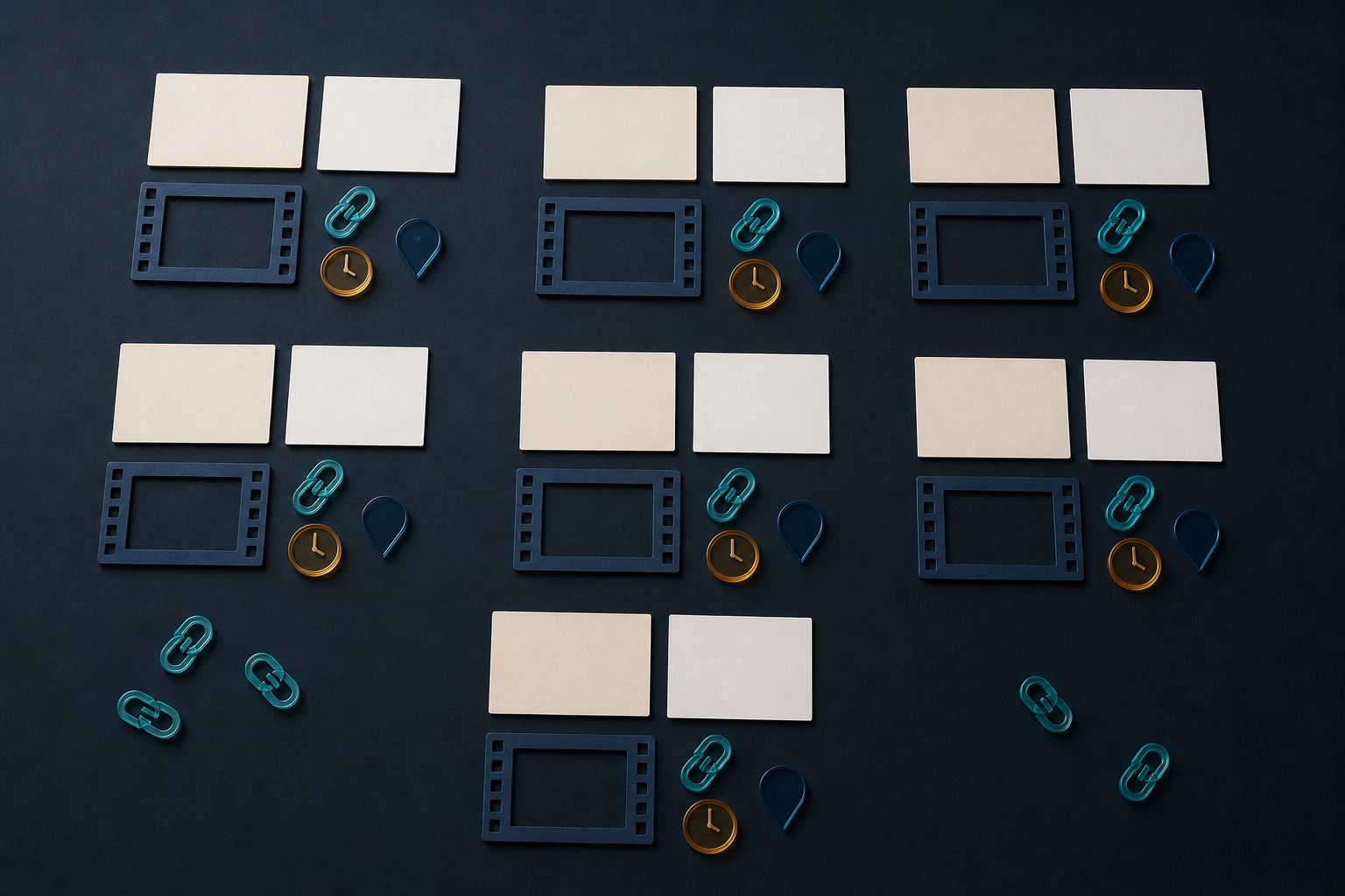 Organized research bundles pair question, answer, link, video, time, and source symbols to preserve the context of each citation event.